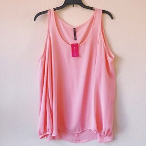 Long Sleeve Cut Out Shoulder Top